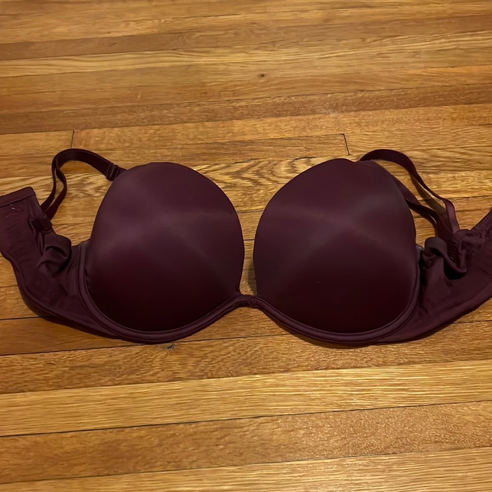 36D Wear everywhere push up maroon bra